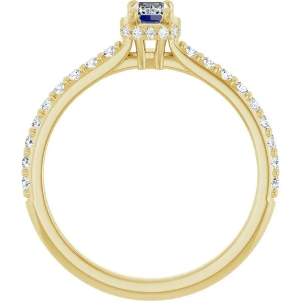 Hidden Halo-Style Engagement Ring Image 2 JF Jones Jewelers Rochester, NY