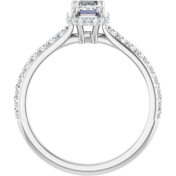 Hidden Halo-Style Engagement Ring Image 2 Futer Bros Jewelers York, PA
