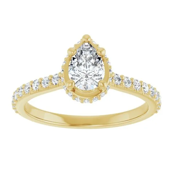 Hidden Halo-Style Engagement Ring Image 3 The Jewelry Source El Segundo, CA