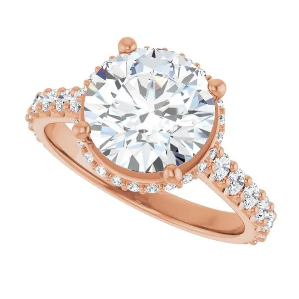 Hidden Halo-Style Engagement Ring Image 5 Shipley's Fine Jewelry Hampstead, MD