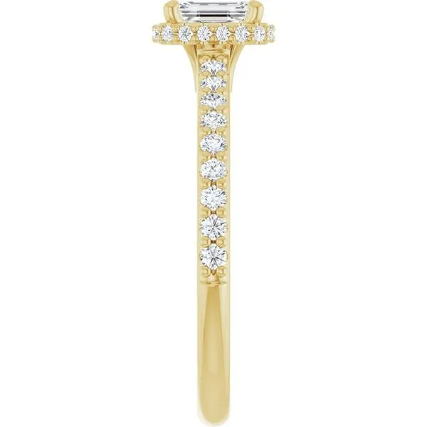 Hidden Halo-Style Engagement Ring Image 4 Mark Jewellers La Crosse, WI