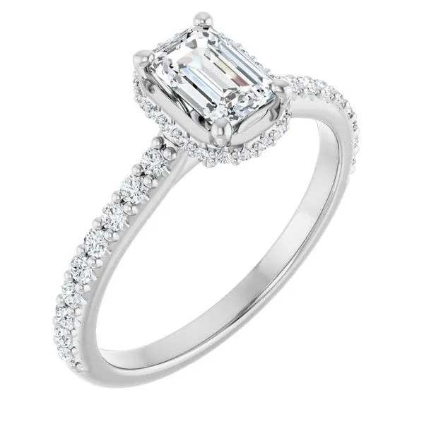 Hidden Halo-Style Engagement Ring Shipley's Fine Jewelry Hampstead, MD