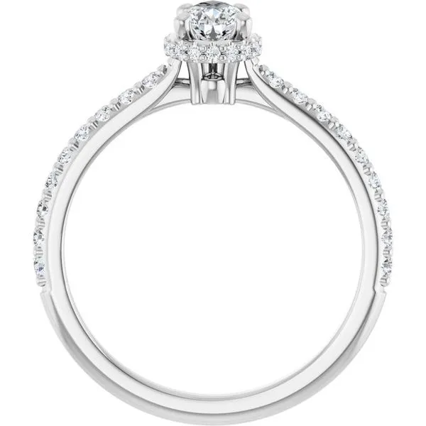 Hidden Halo-Style Engagement Ring Image 2 Paul James Jewelers Angels Camp, CA