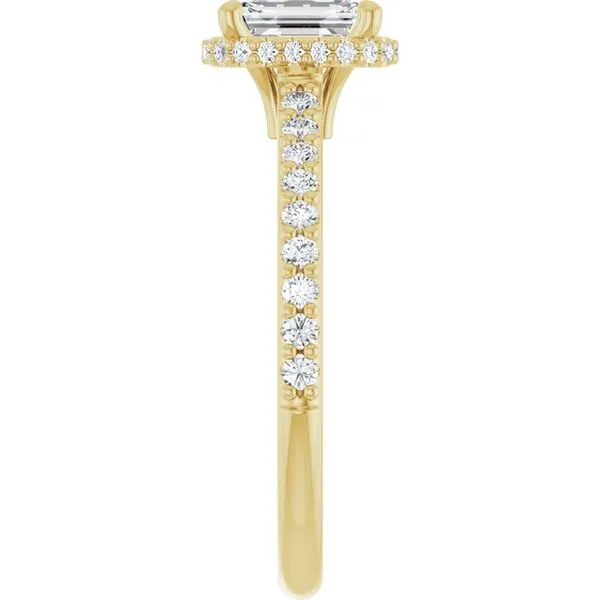 Hidden Halo-Style Engagement Ring Image 4 Austin's Fine Diamonds & Jewelry Lyndhurst, NJ