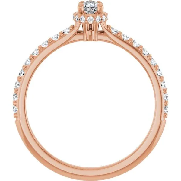 Hidden Halo-Style Engagement Ring Image 2 Arezzo Jewelers Elmwood Park, IL