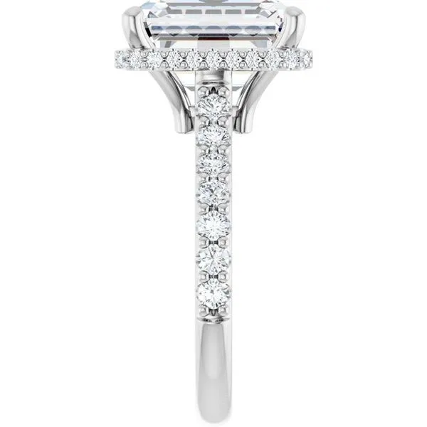 Hidden Halo-Style Engagement Ring Image 4 Clater Jewelers Louisville, KY