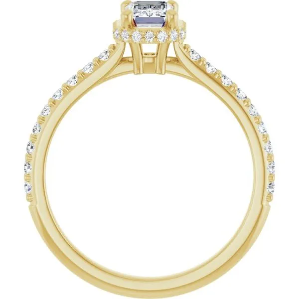 Hidden Halo-Style Engagement Ring Image 2 Ocean View Jewelers Millville, DE