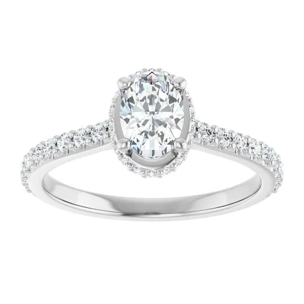 Hidden Halo-Style Engagement Ring Image 3 Arezzo Jewelers Elmwood Park, IL