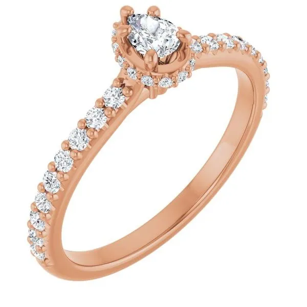 Hidden Halo-Style Engagement Ring Michael Szwed Jewelers Longmeadow, MA