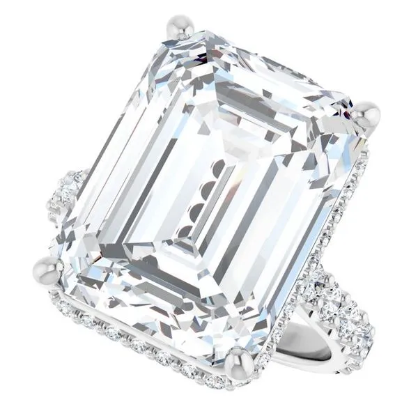 Hidden Halo-Style Engagement Ring Image 5 Ocean View Jewelers Millville, DE