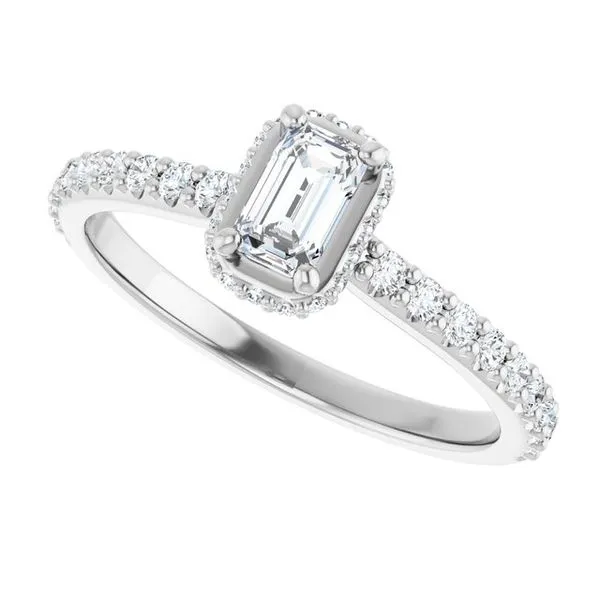 Hidden Halo-Style Engagement Ring Image 5 Shipley's Fine Jewelry Hampstead, MD