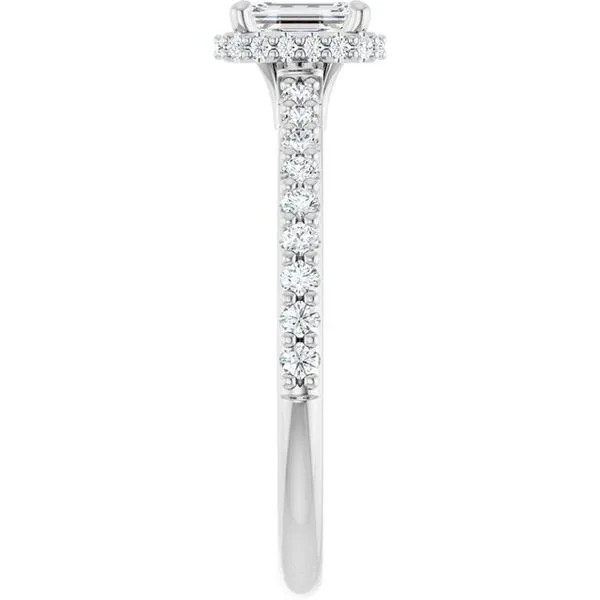 Hidden Halo-Style Engagement Ring Image 4 Natale Jewelers Sewell, NJ