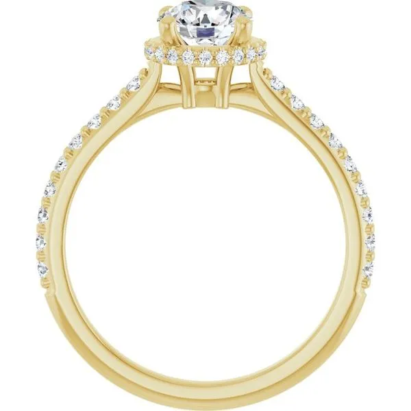 Hidden Halo-Style Engagement Ring Image 2 Ocean View Jewelers Millville, DE