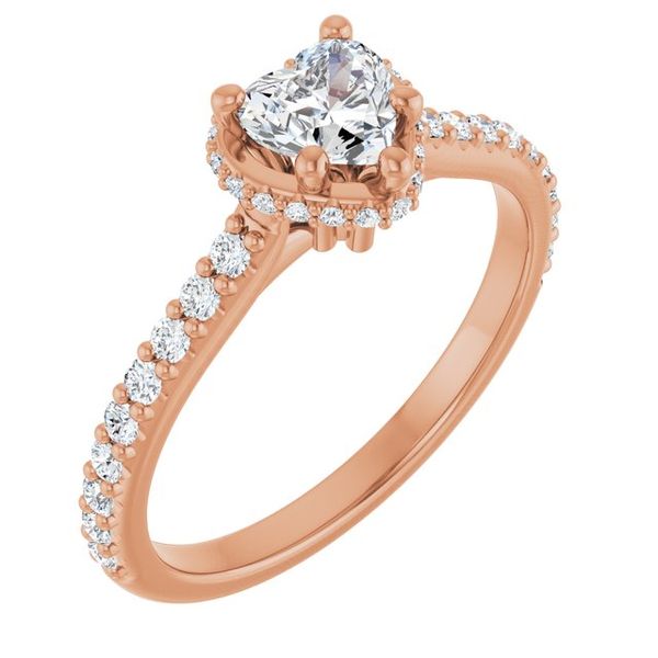 Hidden Halo-Style Engagement Ring