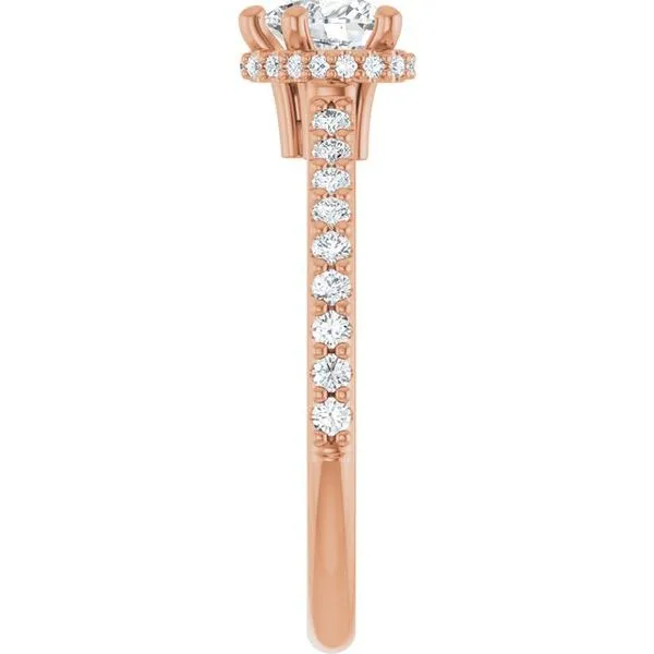 Hidden Halo-Style Engagement Ring Image 4 Jimmy Smith Jewelers Decatur, AL