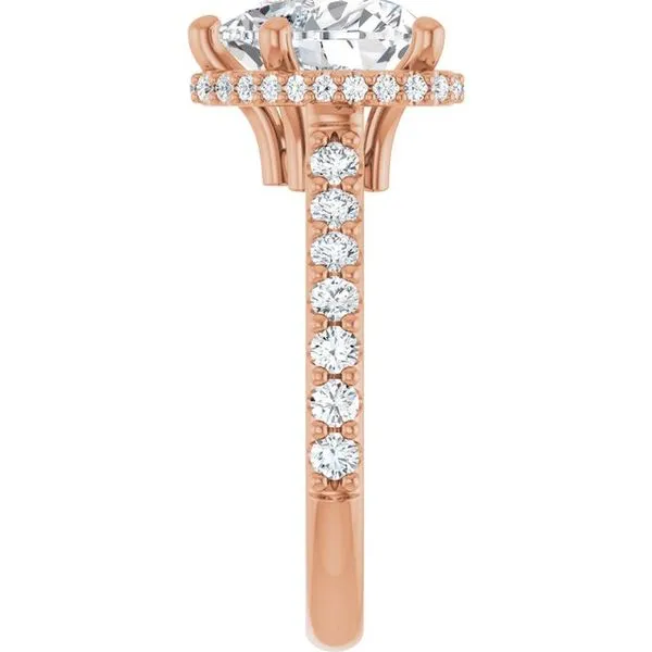 Hidden Halo-Style Engagement Ring Image 4 Futer Bros Jewelers York, PA