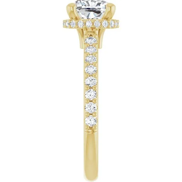 Hidden Halo-Style Engagement Ring Image 4 Jimmy Smith Jewelers Decatur, AL