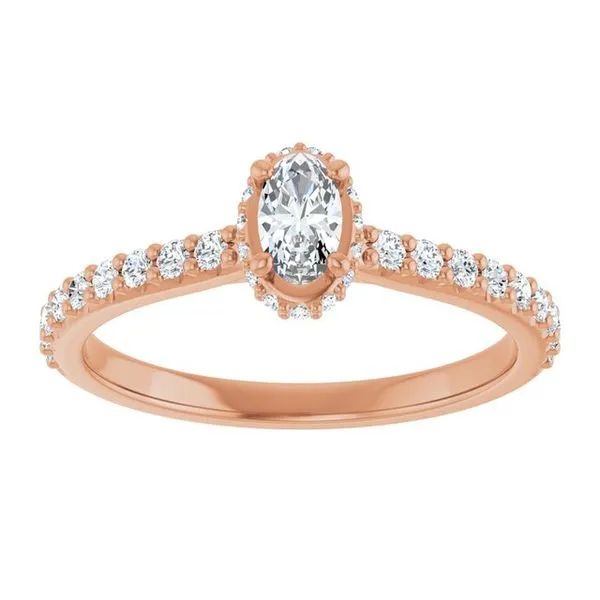 Hidden Halo-Style Engagement Ring Image 3 Austin's Fine Diamonds & Jewelry Lyndhurst, NJ