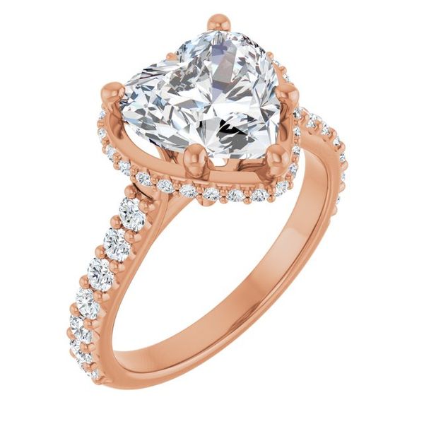 Hidden Halo-Style Engagement Ring