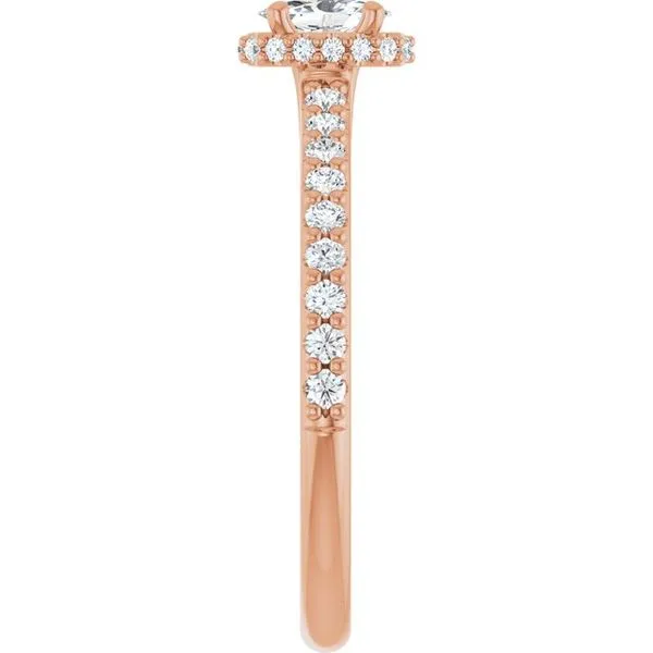 Hidden Halo-Style Engagement Ring Image 4 Michael Szwed Jewelers Longmeadow, MA