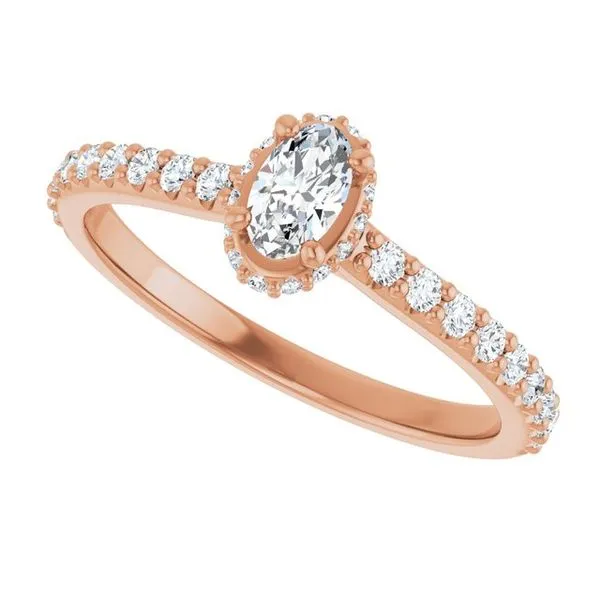 Hidden Halo-Style Engagement Ring Image 5 Arezzo Jewelers Elmwood Park, IL