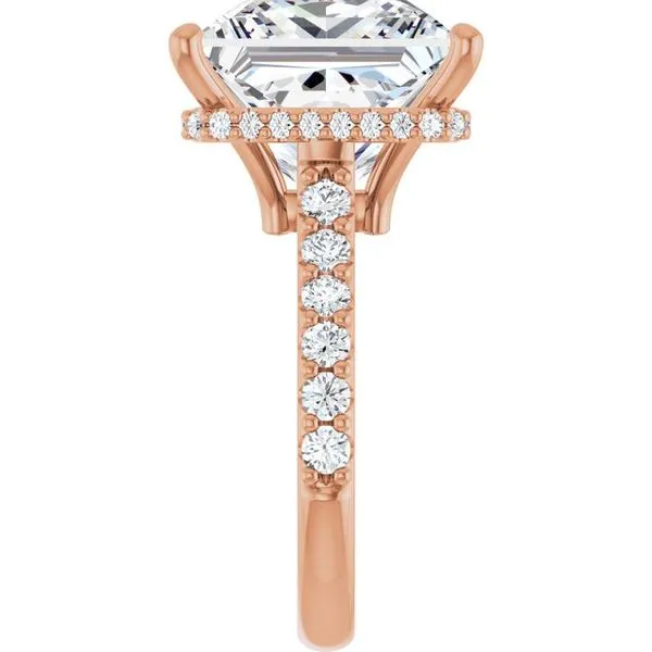 Hidden Halo-Style Engagement Ring Image 4 Jimmy Smith Jewelers Decatur, AL