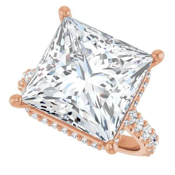 Hidden Halo-Style Engagement Ring Image 5 Paul James Jewelers Angels Camp, CA