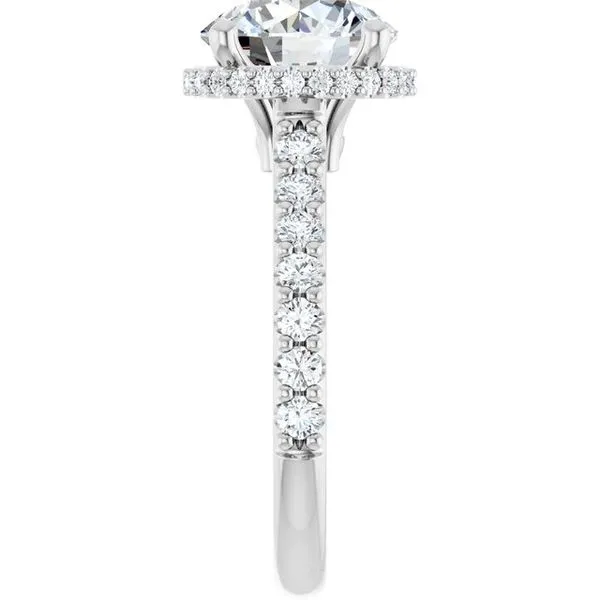 Hidden Halo-Style Engagement Ring Image 4 J. Thomas Jewelers Rochester Hills, MI