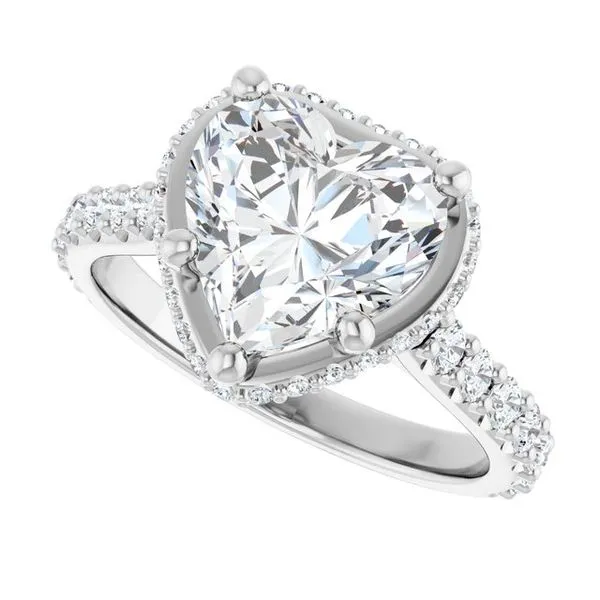 Hidden Halo-Style Engagement Ring Image 5 Arezzo Jewelers Elmwood Park, IL