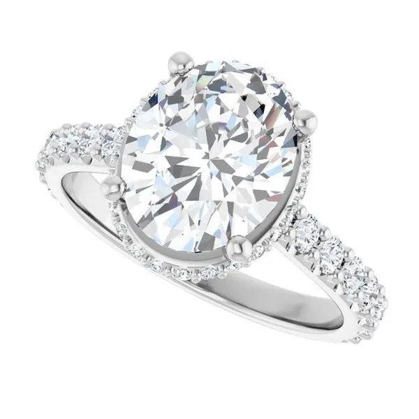 Hidden Halo-Style Engagement Ring Image 5 Mark Jewellers La Crosse, WI