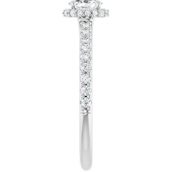 Hidden Halo-Style Engagement Ring Image 4 Raleigh Diamond Fine Jewelry Raleigh, NC