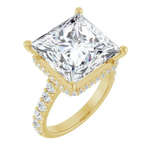 Hidden Halo-Style Engagement Ring Raleigh Diamond Fine Jewelry Raleigh, NC