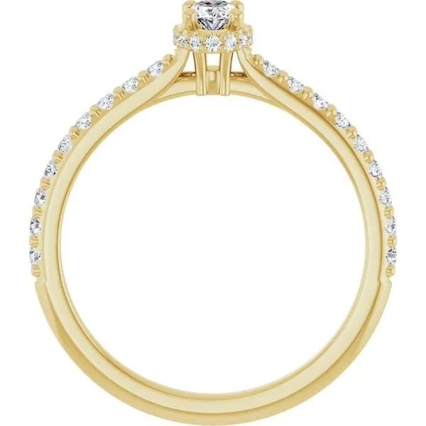 Hidden Halo-Style Engagement Ring Image 2 Clater Jewelers Louisville, KY