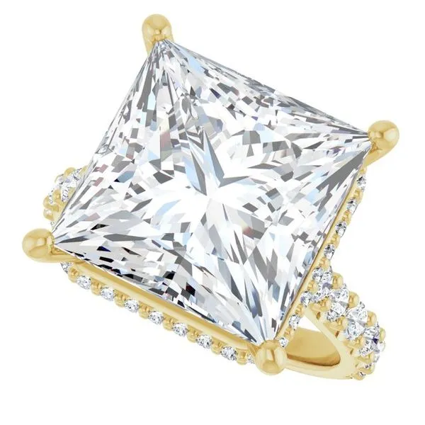 Hidden Halo-Style Engagement Ring Image 5 Shipley's Fine Jewelry Hampstead, MD