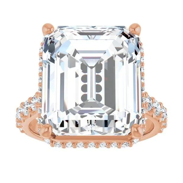 Hidden Halo-Style Engagement Ring Image 3 Raleigh Diamond Fine Jewelry Raleigh, NC