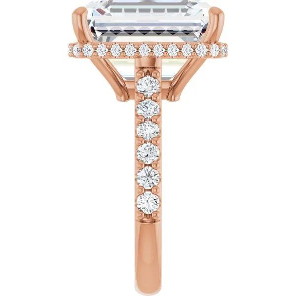 Hidden Halo-Style Engagement Ring Image 4 Paul James Jewelers Angels Camp, CA