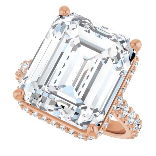 Hidden Halo-Style Engagement Ring Image 5 Austin's Fine Diamonds & Jewelry Lyndhurst, NJ