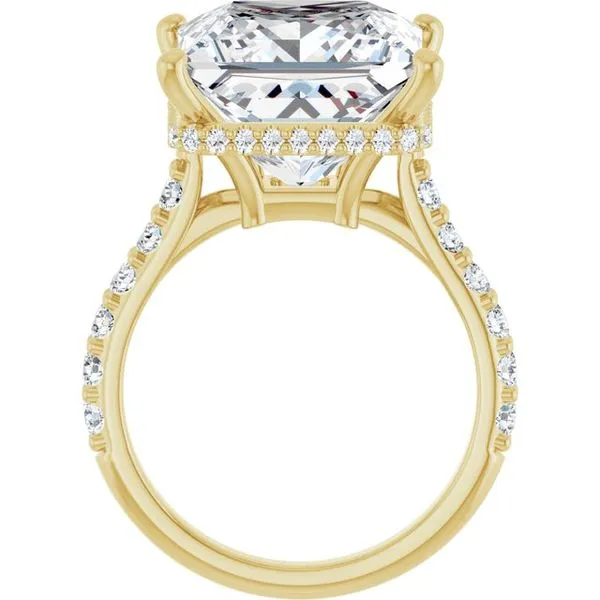 Hidden Halo-Style Engagement Ring Image 2 Arezzo Jewelers Elmwood Park, IL