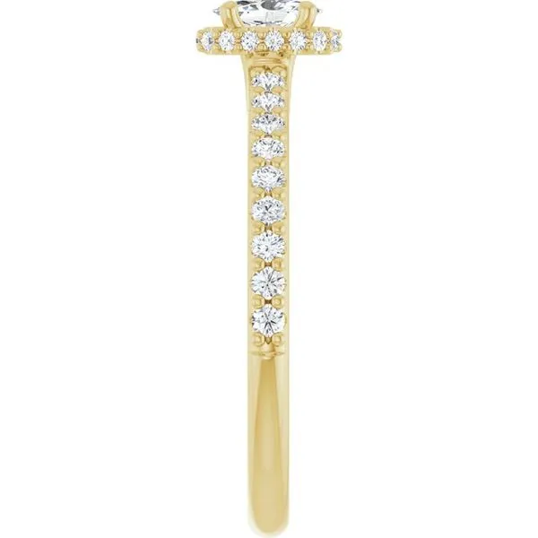 Hidden Halo-Style Engagement Ring Image 4 Mark Jewellers La Crosse, WI