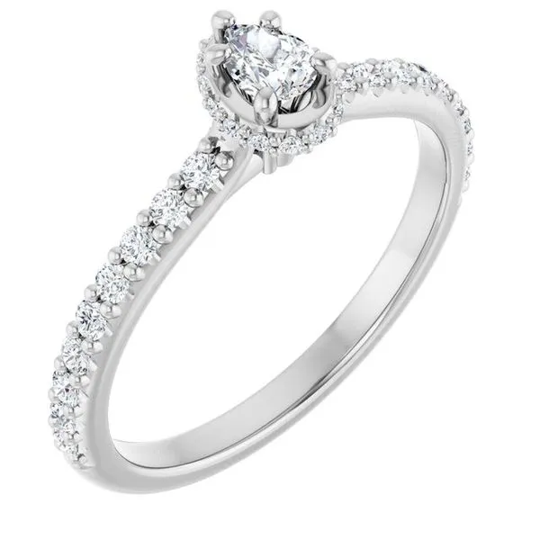 Hidden Halo-Style Engagement Ring Futer Bros Jewelers York, PA