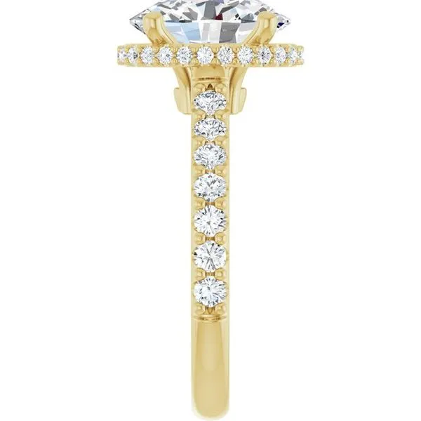 Hidden Halo-Style Engagement Ring Image 4 J. Thomas Jewelers Rochester Hills, MI