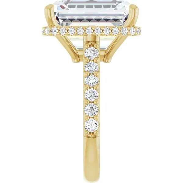 Hidden Halo-Style Engagement Ring Image 4 Futer Bros Jewelers York, PA