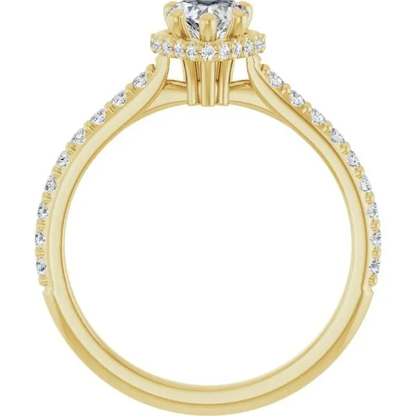 Hidden Halo-Style Engagement Ring Image 2 J. Thomas Jewelers Rochester Hills, MI