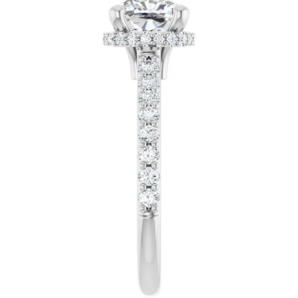 Hidden Halo-Style Engagement Ring Image 4 JF Jones Jewelers Rochester, NY