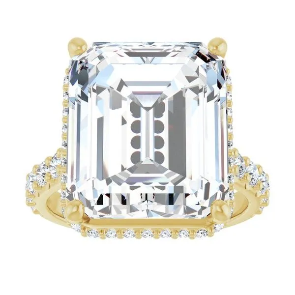 Hidden Halo-Style Engagement Ring Image 3 Jimmy Smith Jewelers Decatur, AL