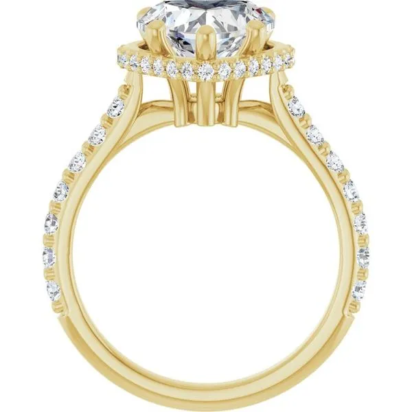 Hidden Halo-Style Engagement Ring Image 2 Futer Bros Jewelers York, PA
