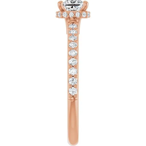 Hidden Halo-Style Engagement Ring Image 4 Shipley's Fine Jewelry Hampstead, MD