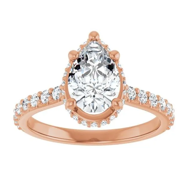 Hidden Halo-Style Engagement Ring Image 3 Natale Jewelers Sewell, NJ