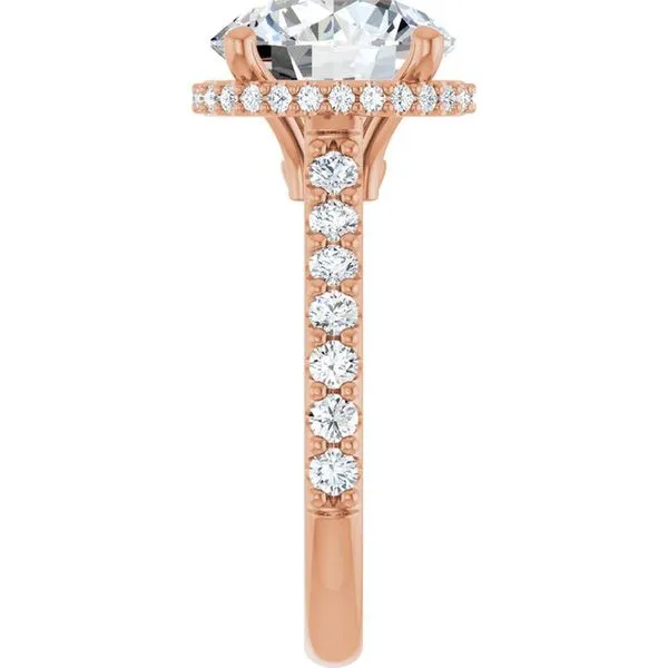 Hidden Halo-Style Engagement Ring Image 4 Don's Jewelry & Design Washington, IA