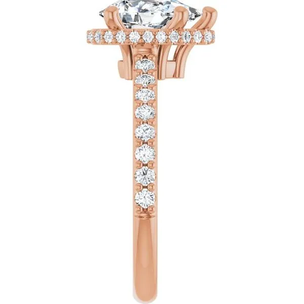 Hidden Halo-Style Engagement Ring Image 4 Arezzo Jewelers Elmwood Park, IL